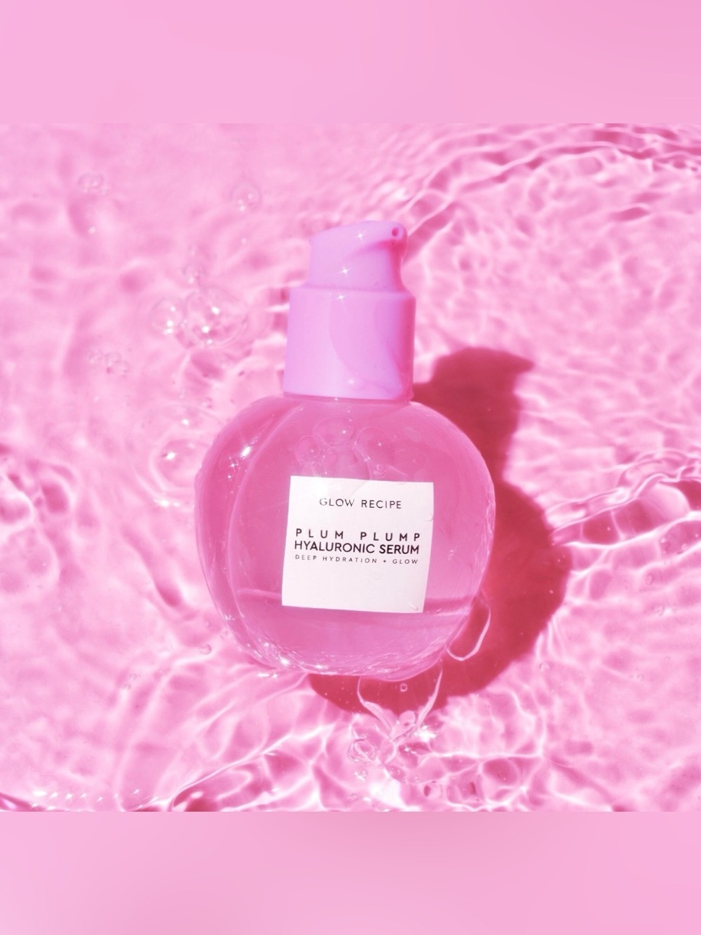 Glow Recipe Pink Plum Plump Hyaluronic Facial Serum - Pink Bottle 30ml